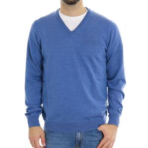 MAGLIA SCOLLO V BLU